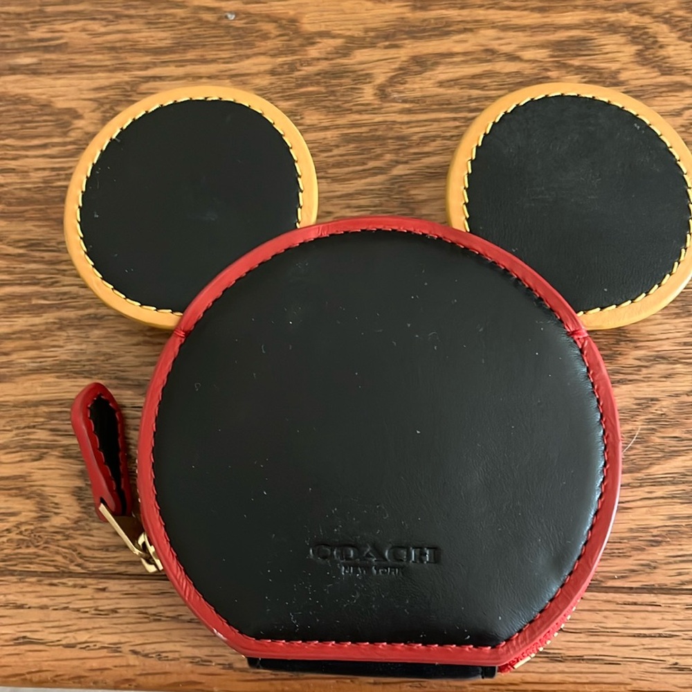 Coach Mickey Mouse Coin Pouch
